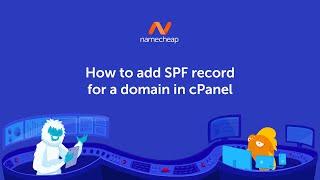 How to add SPF record for a domain in cPanel