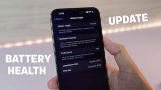 Battery Health UPDATE 7 Months Later on iPhone 15 Pro Max