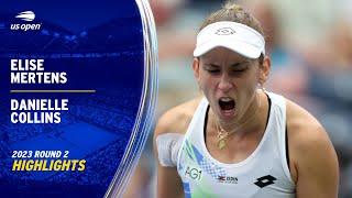 Elise Mertens vs. Danielle Collins Highlights | 2023 US Open Round 2