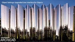 Upgraded User Interface for Objects in ARCHICAD