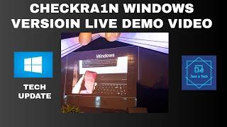 [Tech Update]Checkra1n windows| Checkra1n windows first live demo video | Checkra1n Windows