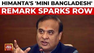 Assam CM Himanta Biswa Sarma Faces Backlash Over 'Mini Bangladesh' Remark | India Today