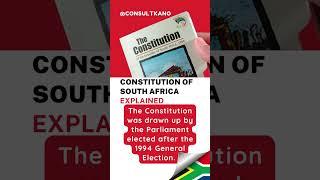 Constitution of South Africa Summary Facts @ConsultKano#constitution #shorts