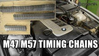 BMW M47 M57 Timing Chain Replacement on E39 E60 E90 E70 E54 E65 E46 E81 Part 1