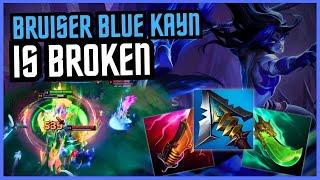 *NEW* BLUE KAYN BUILD FINALLY MAKES HIM A S+ TIER CHAMPION! (MUST ABUSE!!)