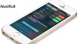 Notific8: make iOS 7's Notification Center look like iOS 8