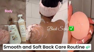 HOW TO REACH AND SCRUB YOUR BACK IN THE SHOWER FOR CLEAR SKIN. Exfoliating hyperpigmentation / acne
