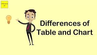 Differences of Table and Chart