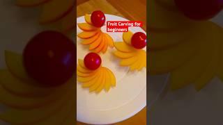 Fruit Carving for beginners #food #extremehappyfoodie