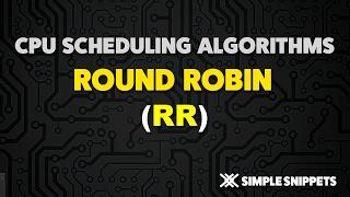 Round Robin CPU Scheduling Algorithm (RR) - Operating Systems