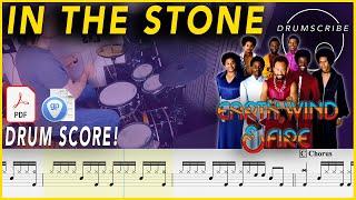 In the Stone - Earth, Wind & Fire | DRUM SCORE Sheet Music Play-Along | DRUMSCRIBE