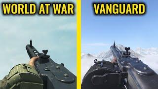 COD Vanguard vs World at War - Weapons Comparison