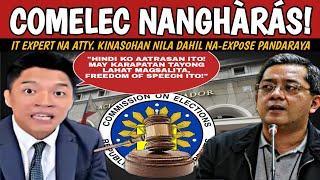 COMELEC DI AATRASAN NI ATTY. RESPICIO! DI TATAHIMIK SA PANDARAYA NG PALASYO AT COMELEC! MAY PASAB0G