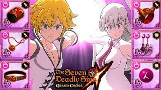 MUITO BRABOS! MELIODAS E ELIZABETH FESTIVAL COM EQUIPAMENTO UR - The Seven Deadly Sins Grand Cross