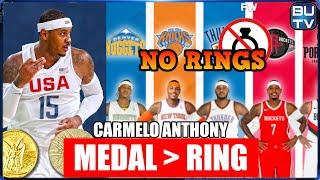 Carmelo Anthony Claims His Olympic Gold Medals are More Valuable than an NBA Championship!