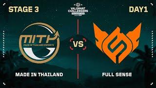 MiTH vs FS VCT Challengers SEA : Split 3 | Stage 3  DAY 1