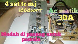 cara rakit power amplifier 1000 watt dengan smps