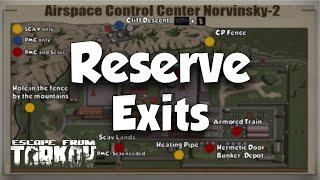 RESERVE EXIT MAP- All PMC and SCAV Exits with Map - Escape from Tarkov