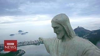 Bird's-eye view of Brazil revealed by hexacopter - BBC News