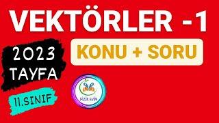 VEKTÖRLER -1 KONU ANLATMI SORU ÇÖZÜMÜ | AYT FİZİK | 11.SINIF