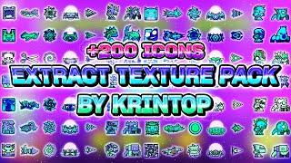 EXTRACT TEXTURE PACK BY KRINTOP-200 MIX ICONS (Medium & High) (Android & Steam) Geometry Dash [2.11]