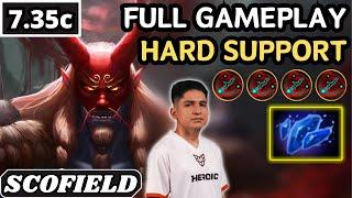 12200 AVG MMR - Scofield GRIMSTROKE Hard Support Gameplay - Dota 2 Full Match Gameplay