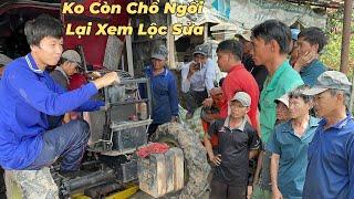 Lộc Sửa Máy Cày YANMAR.Vô Ổ Toàn Thầy Với Thợ.Kéo Lại Xem Đông Không Còn Chổ Ngồi.