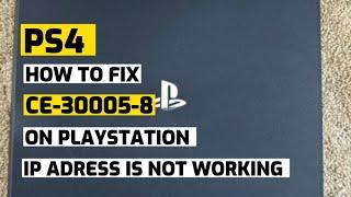 How To Fix PS4 Error CE-30005-8 PlayStation New