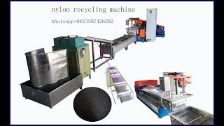 single station plastic nylon recycling machine with hydraulic filter changer