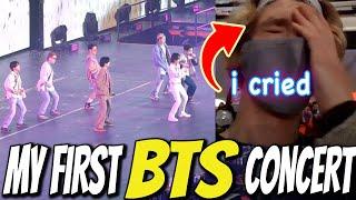 MY FIRST BTS CONCERT EXPERIENCE!!! | VLOG + FANCAM