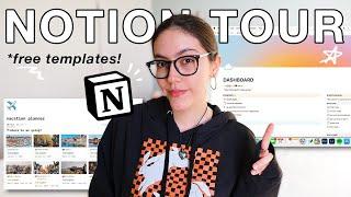 NOTION TOUR ‍ how i organize my life, money, and travel [2024] *free templates*