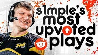 S1MPLE'S MOST UPVOTED REDDIT MOMENTS OF ALL TIME! (INSANE PLAYS)