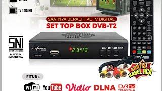 SET TOP BOX MURAH BERGARANSI Advance STP-A01 Set Top Box TV Digital Receiver Penerima Siaran Full HD