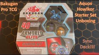 Bakugan Pro TCG - Aquos Holwkor Start Set Unboxing