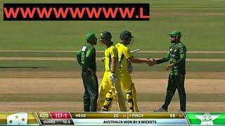 Pakistan vs Australia 2nd T20 match 2018 Aus beat pak 9 wickets | Aaron Finch great batting