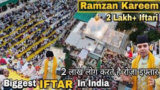 2 Lakh Log Karte hain Roza Iftar | India's Biggest Iftar in Ajmer Sharif | Ramzan Kareem 2025 Ajmer