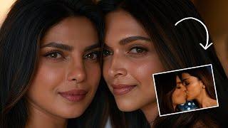 Priyanka Chopra and Deepika Padukone Kissing - An Indian Lesbian Kiss