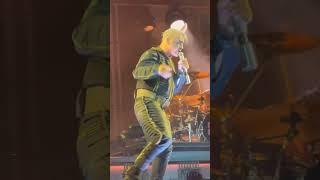 Till Lindemann Crazy Moment Headbanging Microphone during Sonne Live - Rammstein Live 2023