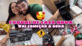 VAI COMEÇAR A REFORMA COMPRAS PRA OBRA - COMPREI ENXOVAL DE CASA NOVA️