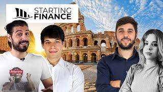DENTRO L'EVENTO DI STARTING FINANCE a Roma