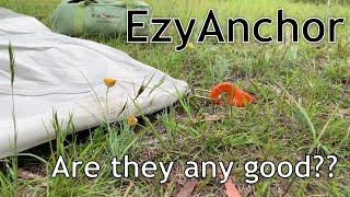 Screw-in tent pegs - JUST A GIMMICK?! ... EzyAnchor review [CC]