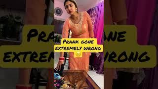 AGAIN PRANK ON MY WIFE  | Prank gone wrong  #prank #comedy #youtubeshorts