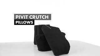 Pivit Universal Crutch Pads | Padded Underarm & Forearm Handle Pillow Covers for Hand Grips
