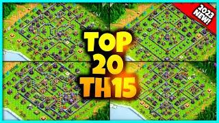 New BEST TH15 BASE WAR/TROPHY Base Link 2023 (Top20) Clash of Clans - Town Hall 15 Farm Base