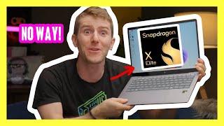 Linus Tech is FREAKED OUT With Snapdragon X Elite BENCHMARKS!