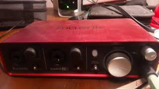 Focusrite scarlett 2i2 first generation, not windows 10 compatible