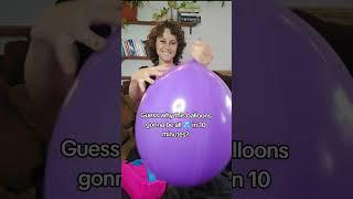 Inflating my punch ball with a pump. #balloons #looner #loonergirl