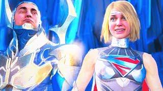 INJUSTICE 2 - Blue beetle TRYING TO TICKLE supergirl  Funny dialogues