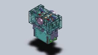 Link type mechanical press simulation