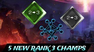 5 NEW 7 STAR RANK 3's! Massive Rank Up Spree and Preview of What's to Come! | Mcoc